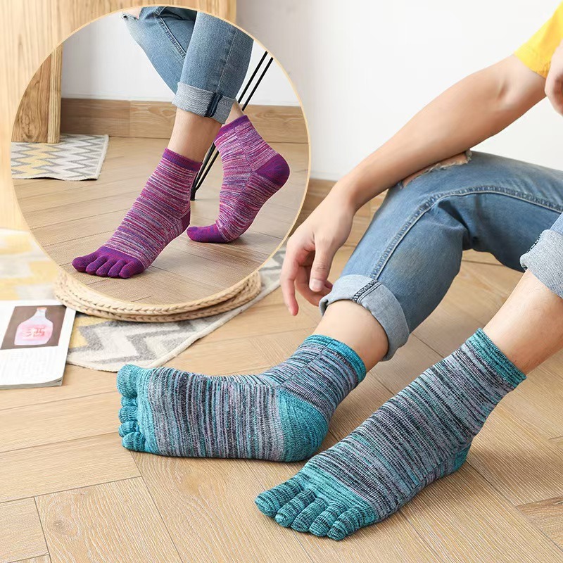 Toe Sock Split - 1/6 Pairs Boneless Sweat Absorbing, Breathable