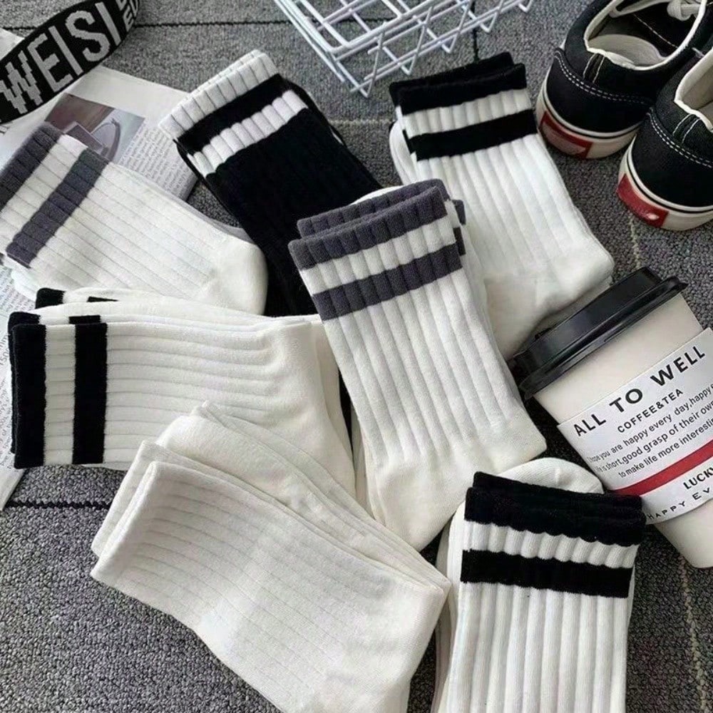 5-Pack Men's Striped Crew Sock - Cotton Crew Sock Pack 评论和价格