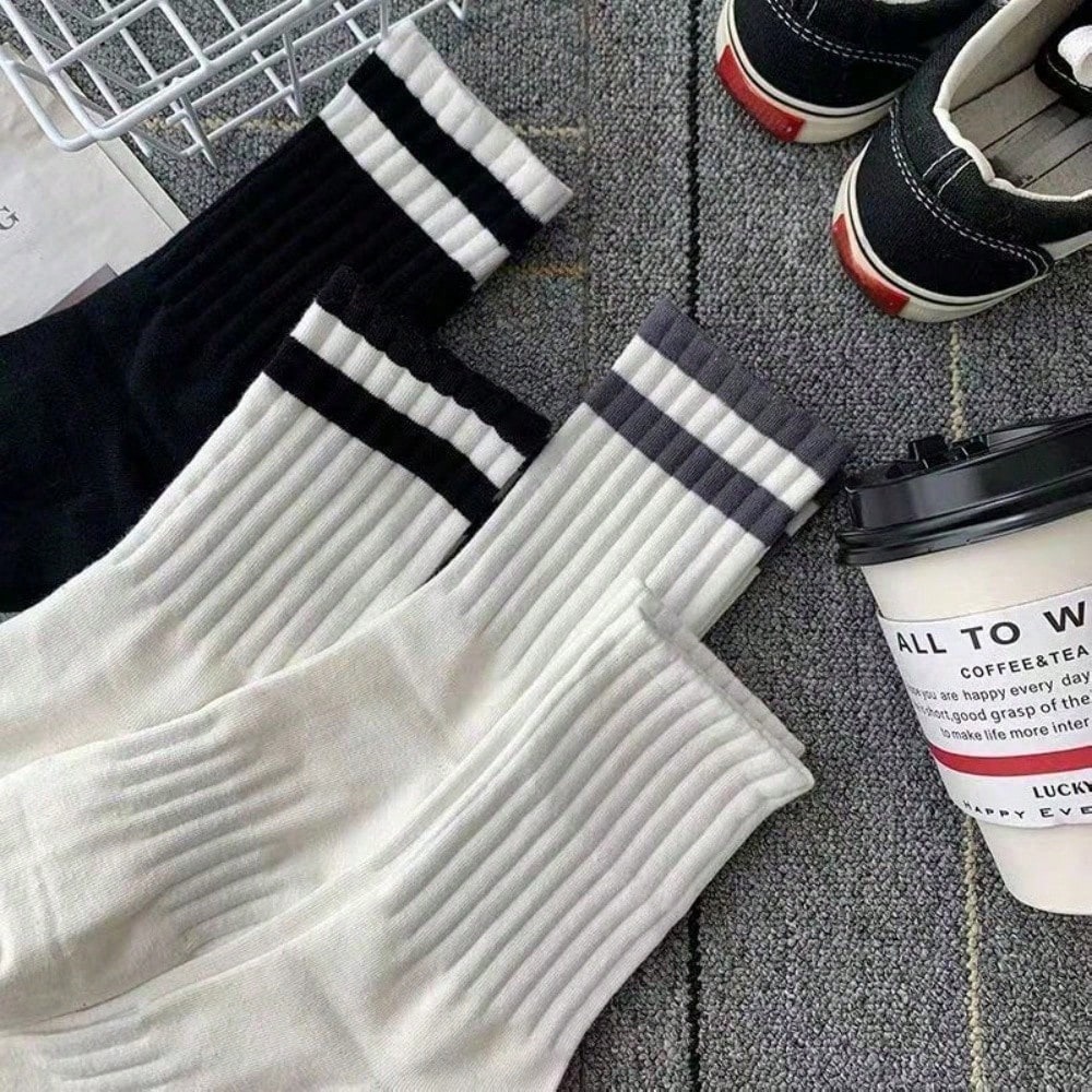 5-Pack Men's Striped Crew Sock - Cotton Crew Sock Pack 评论和价格