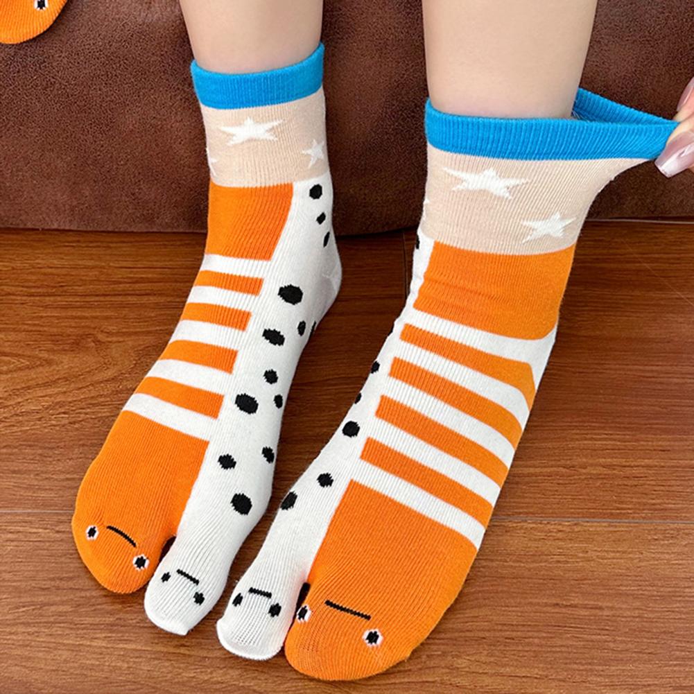 1/2Pairs Women Split 2-Toe Soc - Toe Sock Split 评论和价格