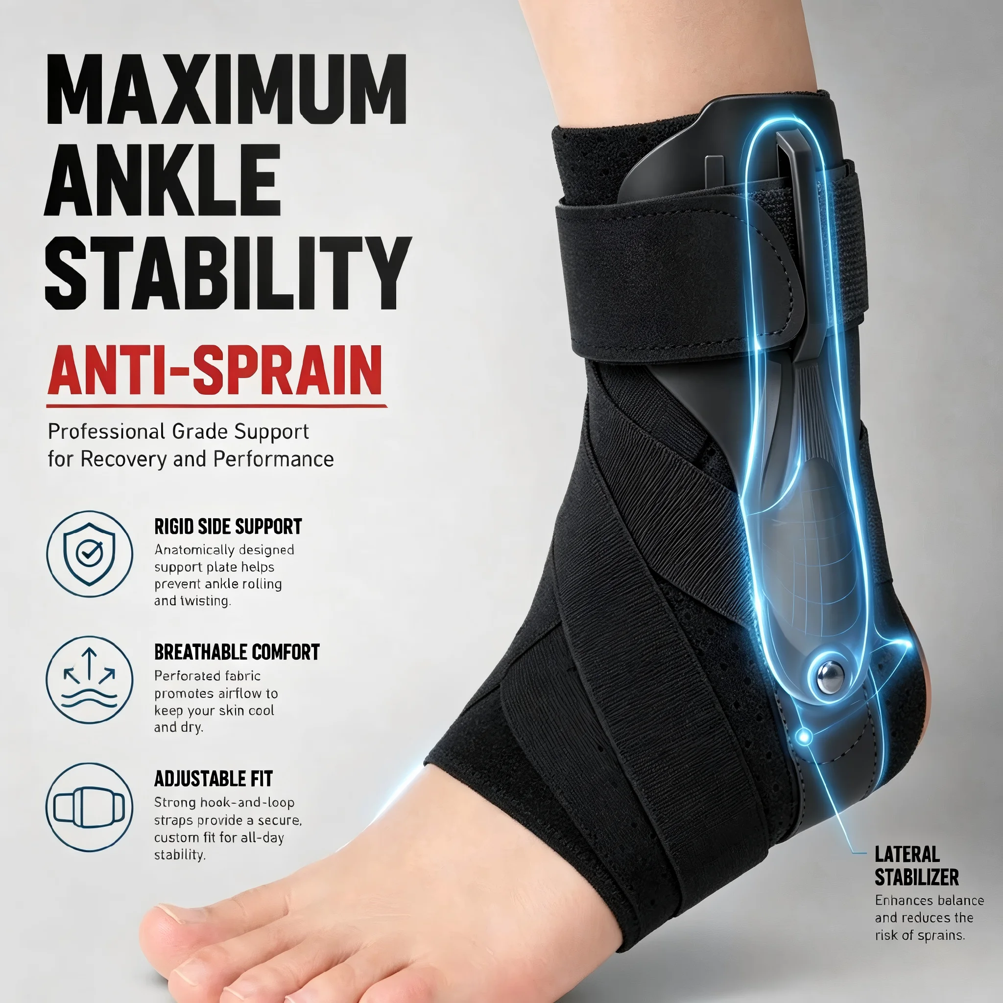 1/2PCS Ankle Brace for Spraine - Ankle Brace Sock 评论和价格