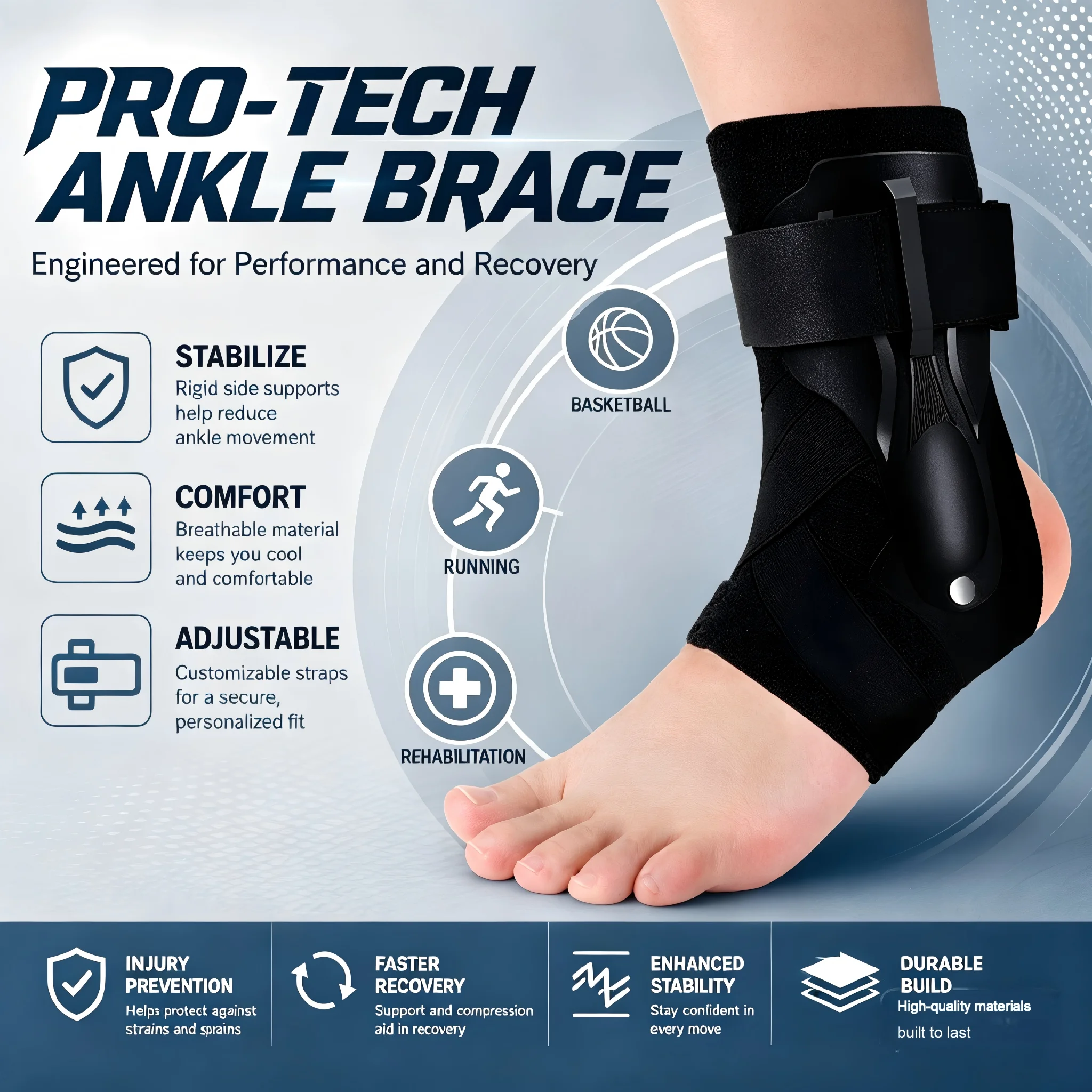 1/2PCS Ankle Brace for Spraine - Ankle Brace Sock 评论和价格