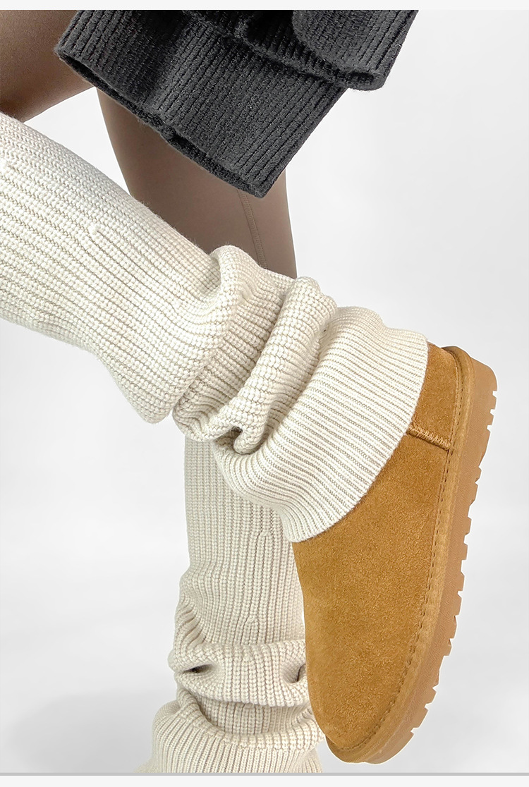 New Women's Leg Warmers Knitte - Boot Sock Slouchy 评论和价格