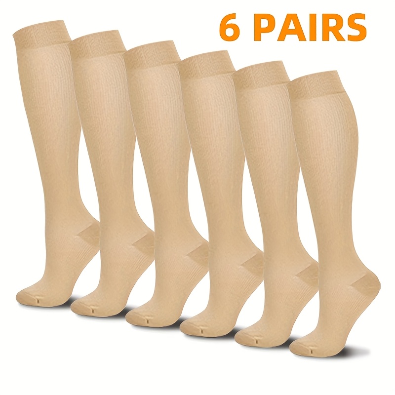 6 Pairs Mid-Calf Compression S - Wool Hiking Sock 评论和价格