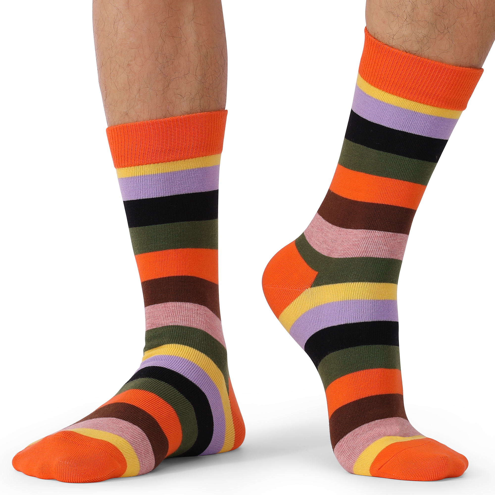 5Pairs Mens Fun Dress Socks, P - Cotton Crew Sock Pack 评论和价格