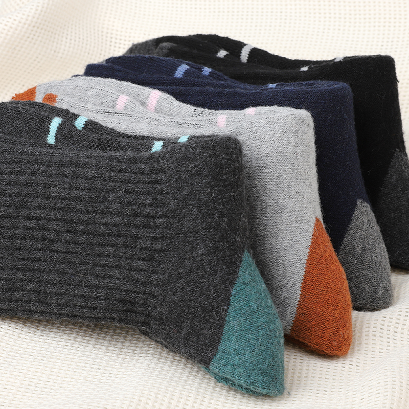 4Pairs Winter Women Mid Tube S - Wool Hiking Sock 评论和价格