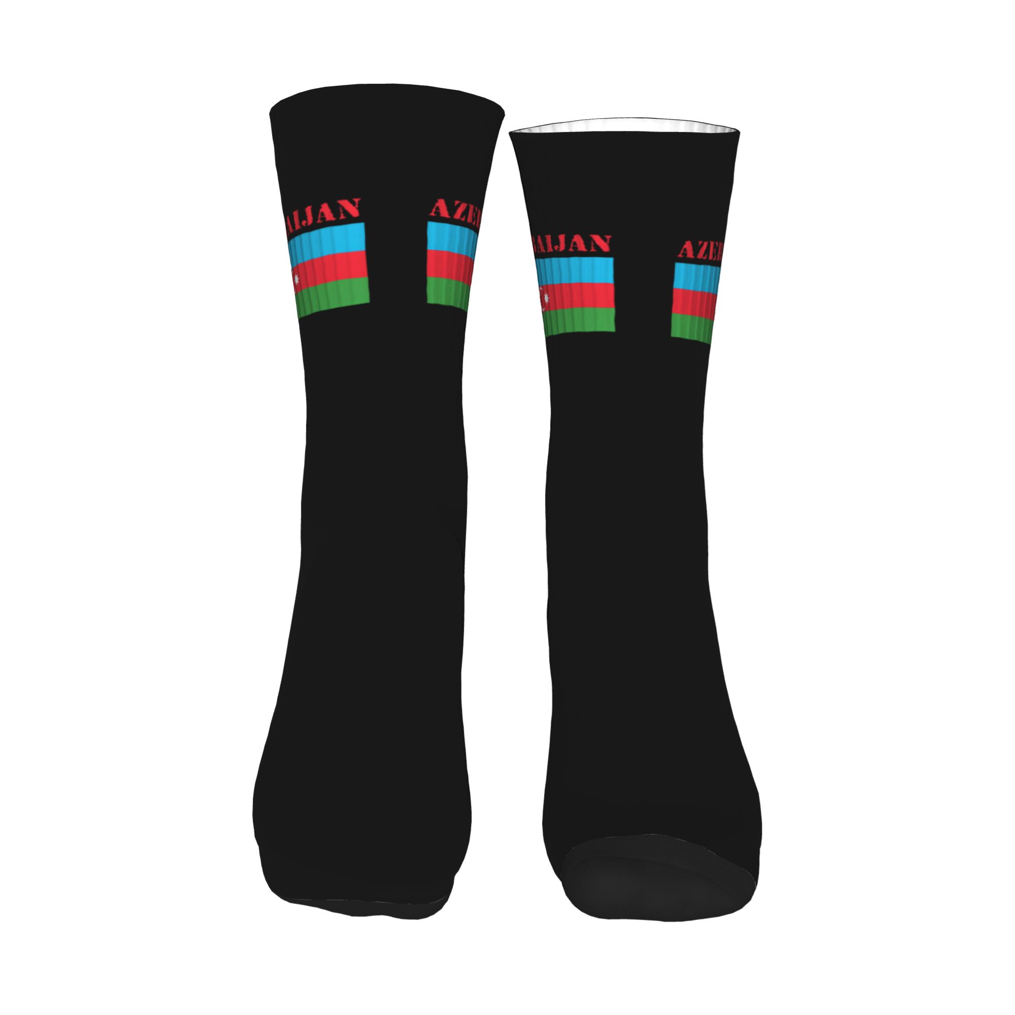 Azerbaijan Flag Dress Socks fo - Dress Sock Men 评论和价格