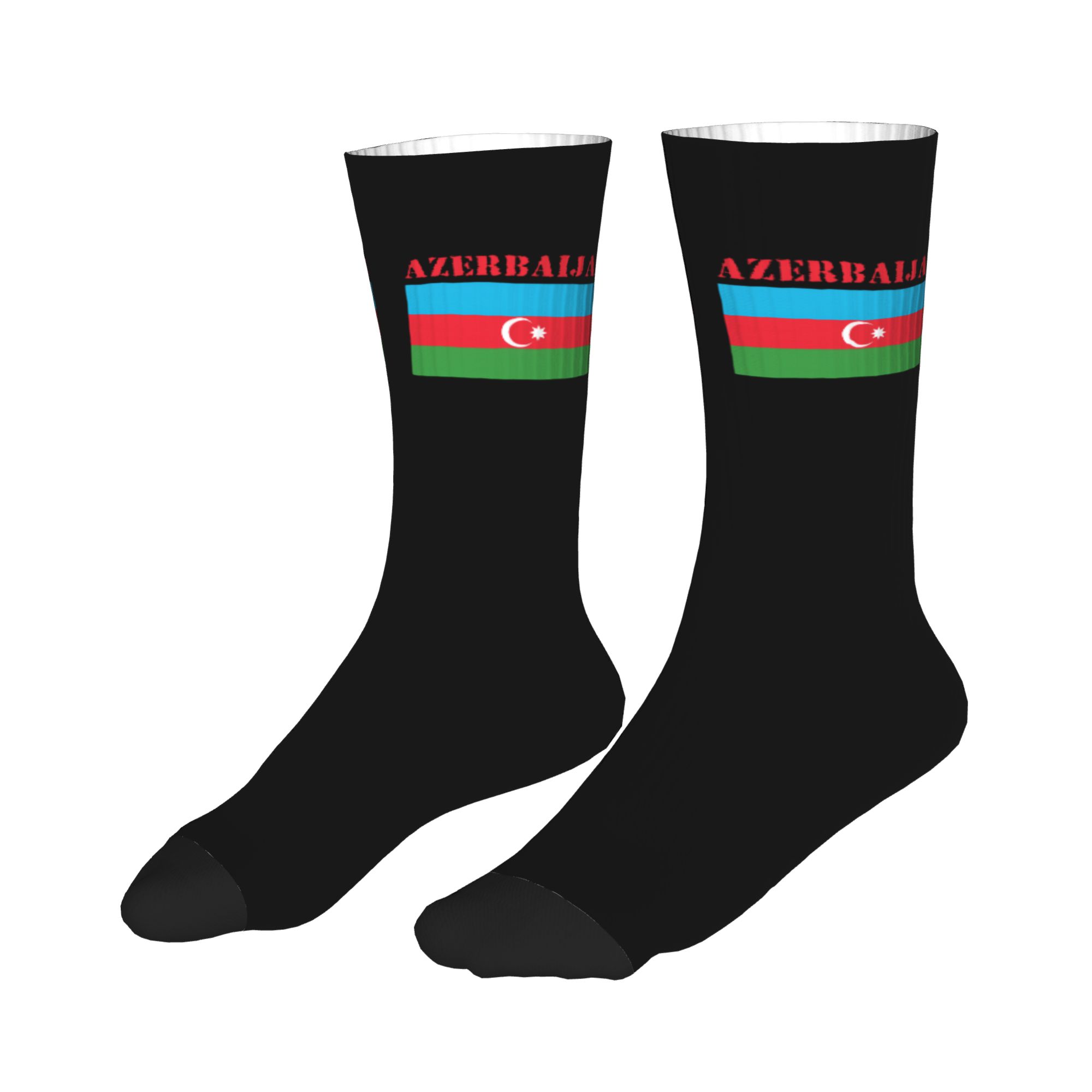 Azerbaijan Flag Dress Socks fo - Dress Sock Men 评论和价格