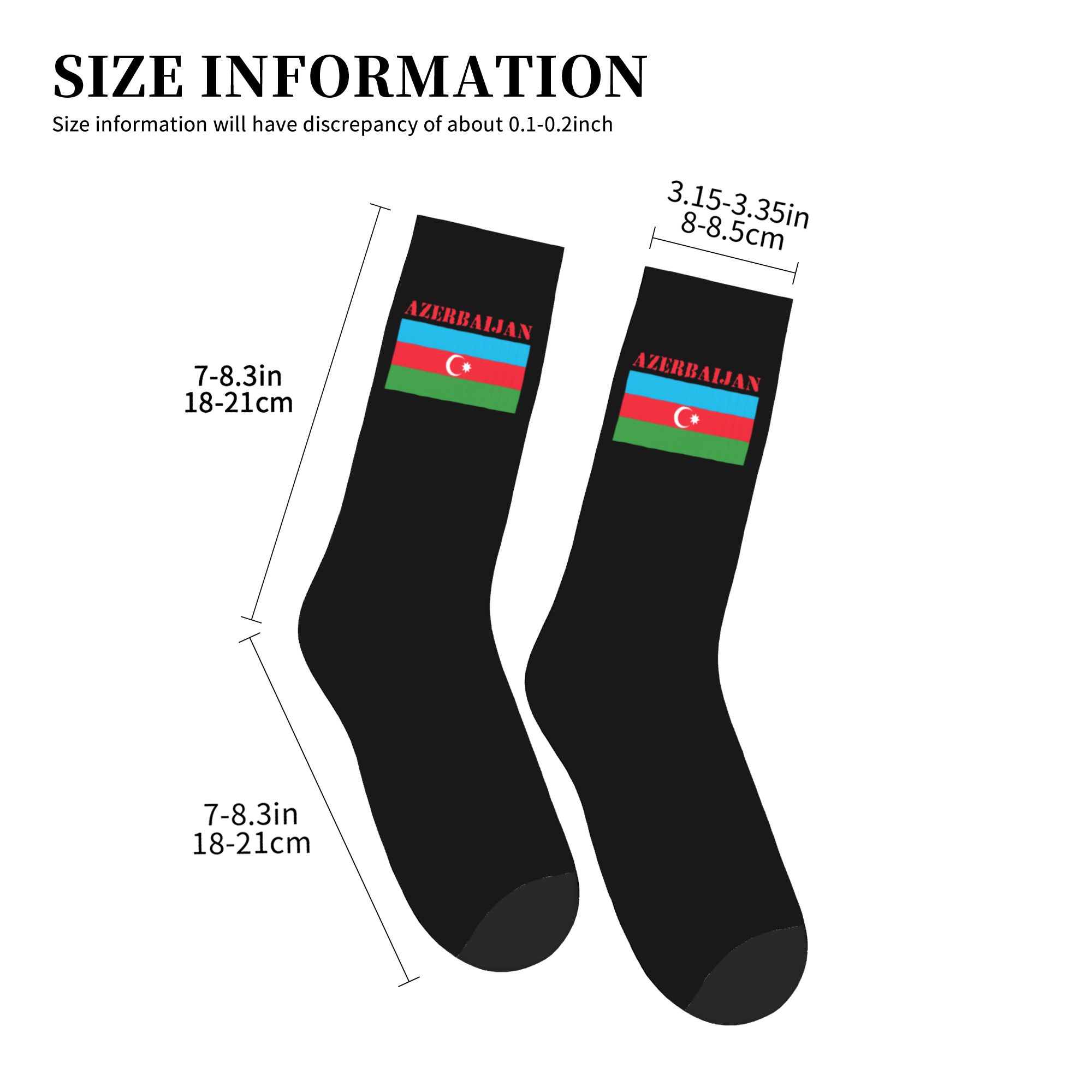 Azerbaijan Flag Dress Socks fo - Dress Sock Men 评论和价格