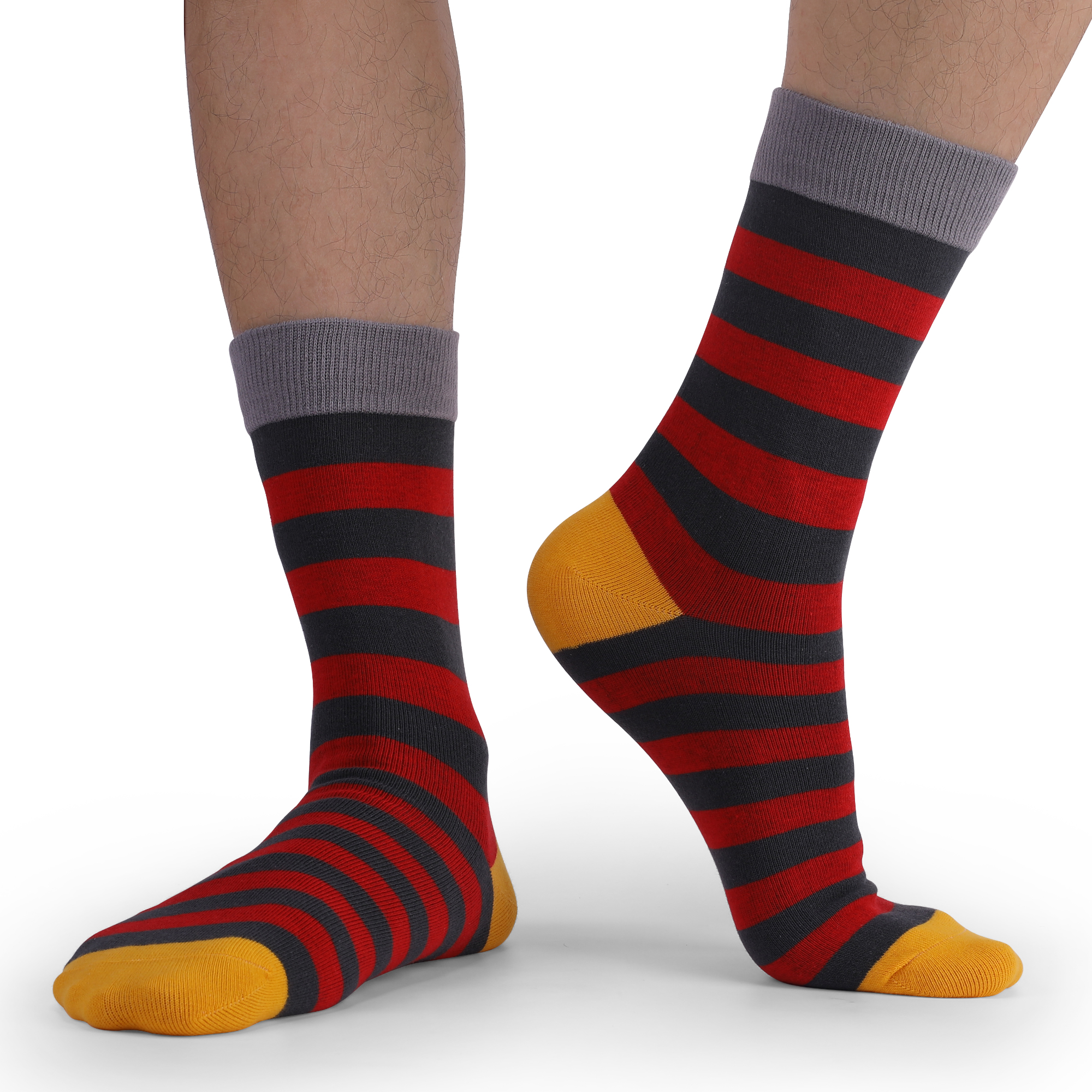 5Pairs Mens Fun Dress Socks, P - Cotton Crew Sock Pack 评论和价格