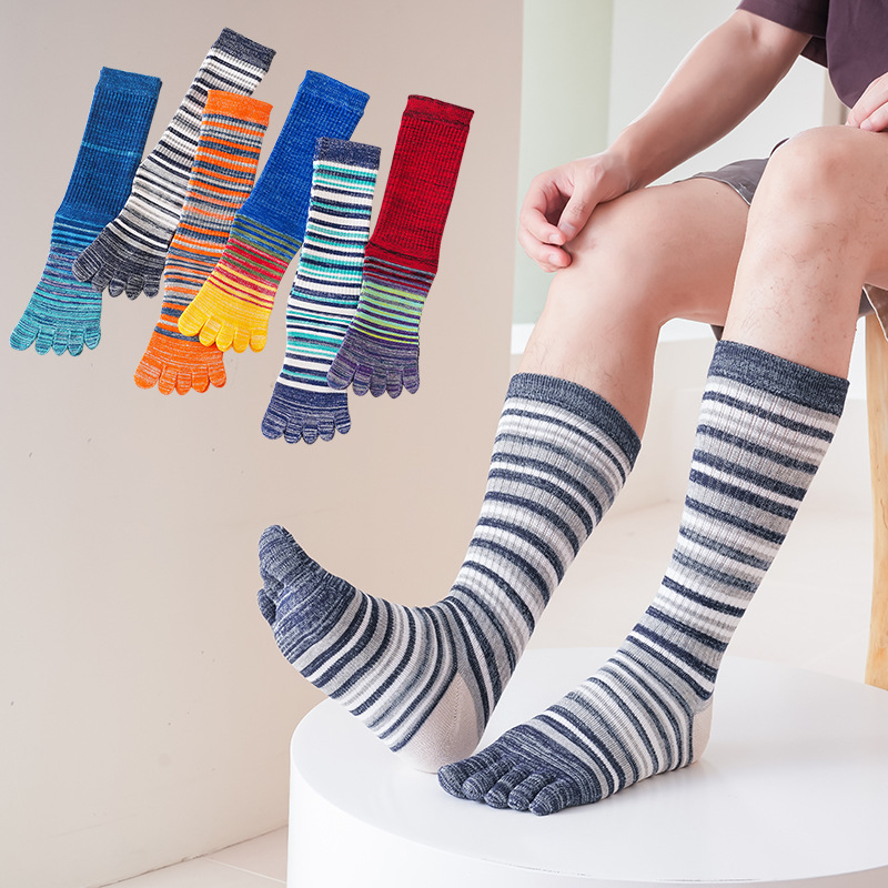 5 Pairs Autumn Winter Thickene - Toe Sock Split 评论和价格