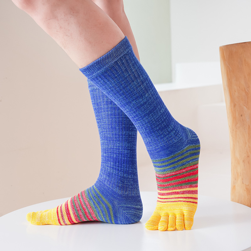 5 Pairs Autumn Winter Thickene - Toe Sock Split 评论和价格