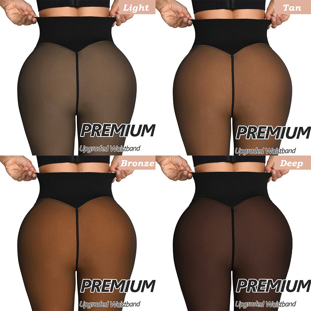 One Seam Fleece Lined Tights W - Tights Pantyhose Sheer 评论和价格