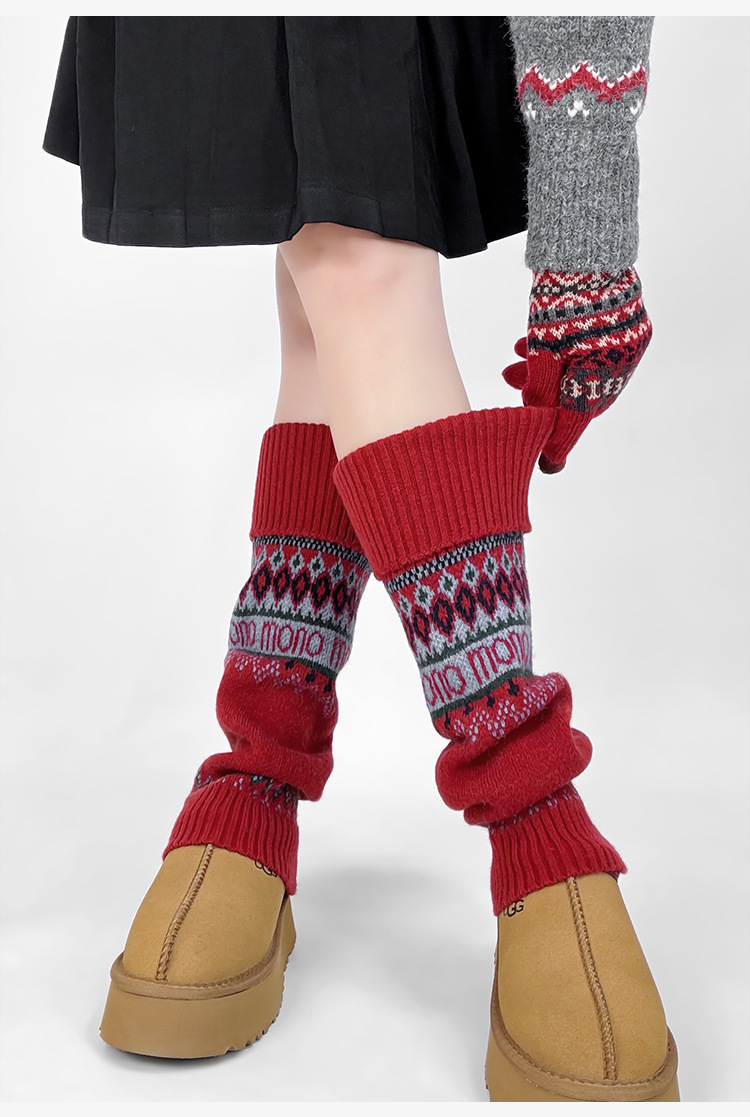 New Women's Knitted Leg Warmer - Boot Sock Slouchy 评论和价格
