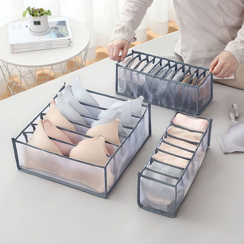 6/7/11grids Foldable Underwear - Sock Organizer Tray 评论和价格