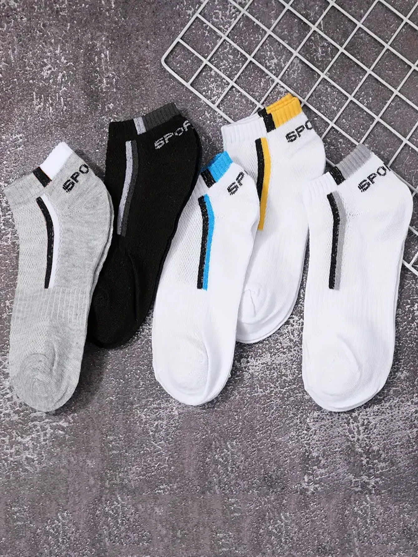 30Pairs Men's Mesh Breathable  - Ankle Sock Low Cut 评论和价格