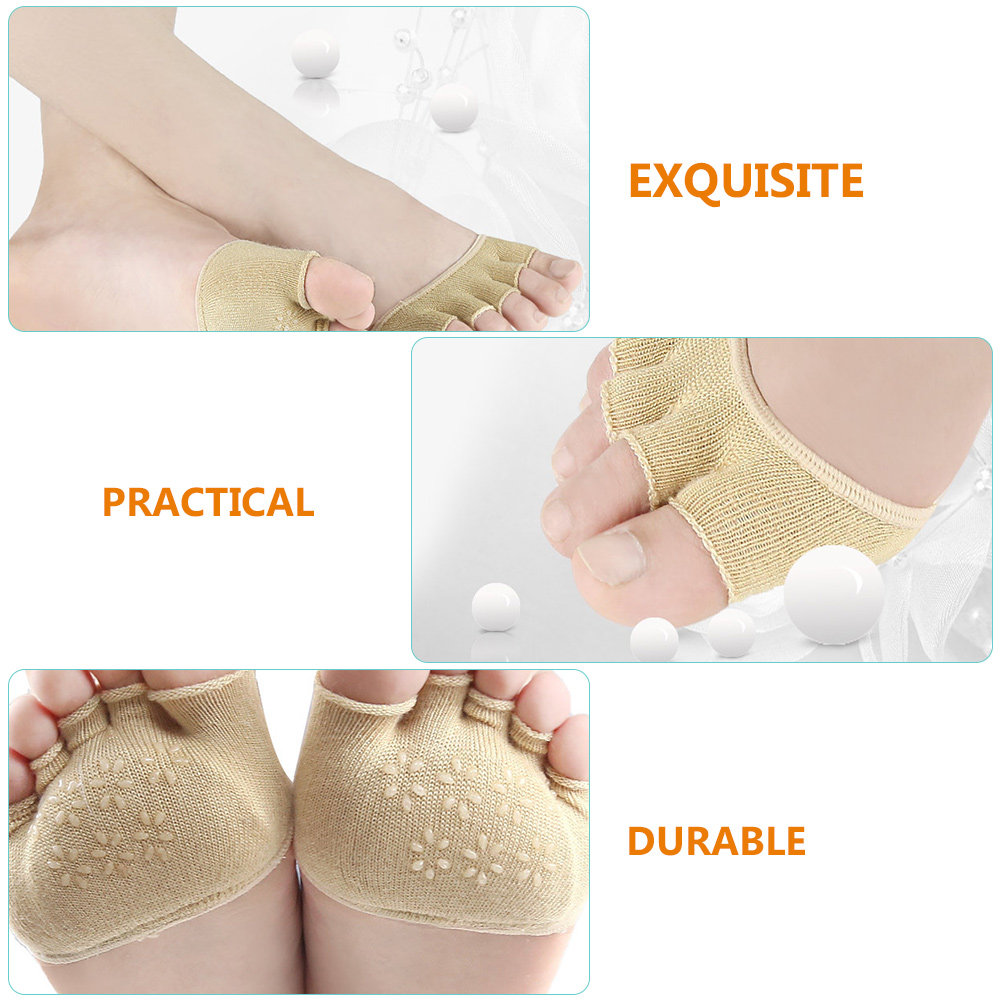 2Pairs Breathable Toe Yoga Soc - Grip Sock Yoga 评论和价格