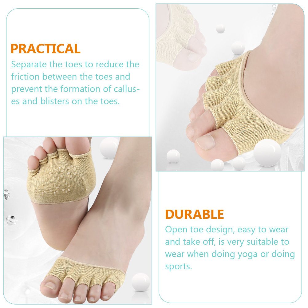 2Pairs Breathable Toe Yoga Soc - Grip Sock Yoga 评论和价格