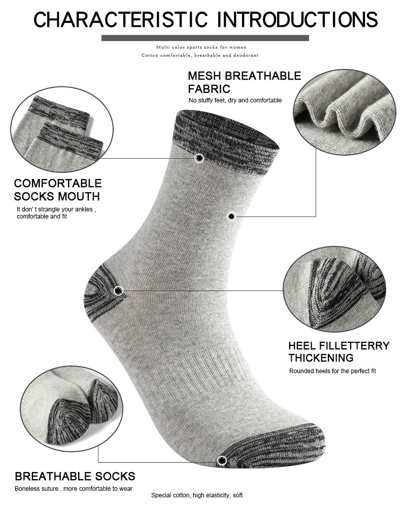 1/5 Pairs Men's Socks Pack Ove - Cotton Crew Sock Pack 评论和价格