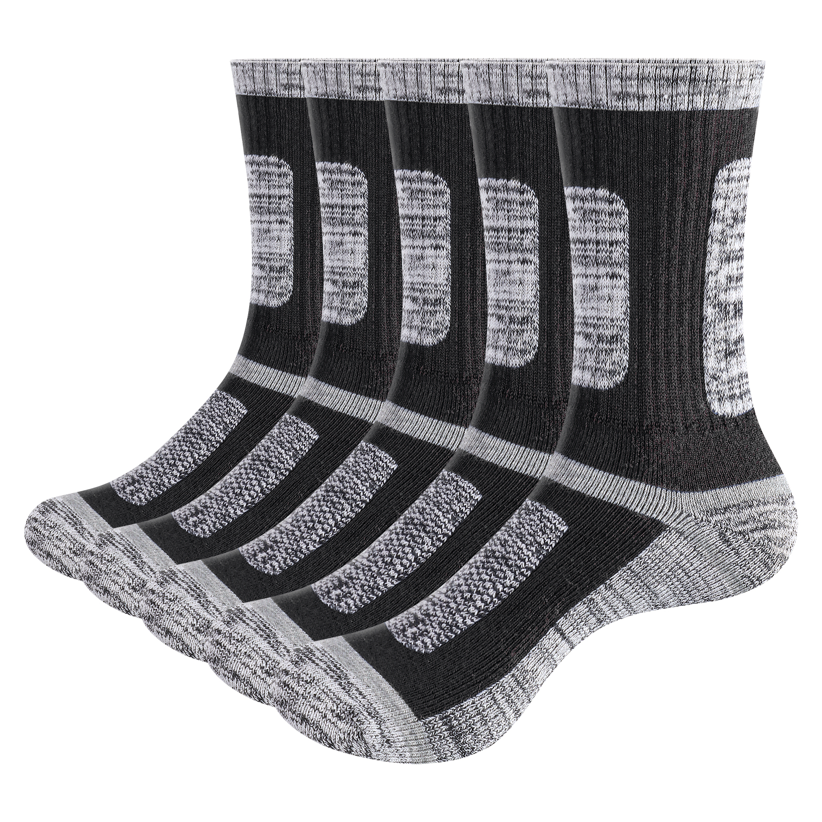 YUEDGE Mens Moisture Wicking C - Cotton Crew Sock Pack 评论和价格