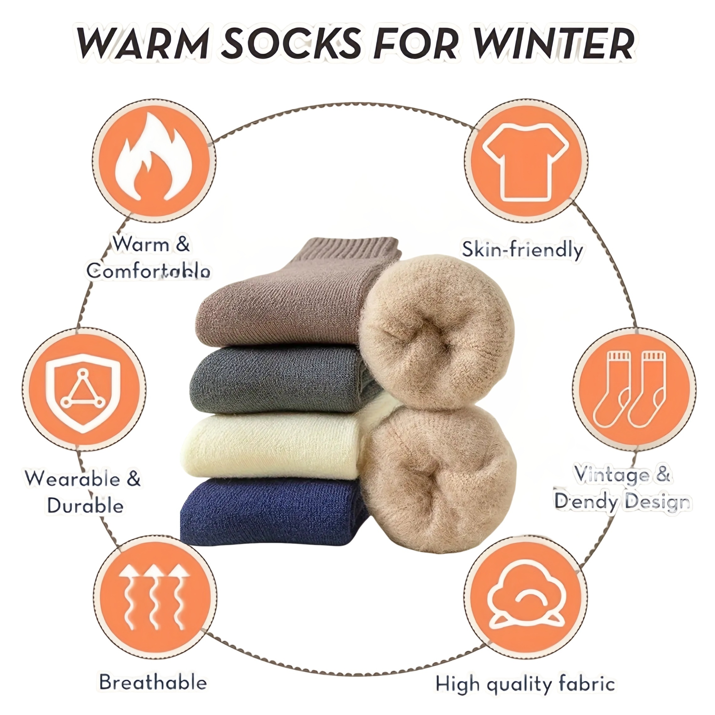 Three Pairs of Men'S Black Soc - Thermal Sock Winter 评论和价格
