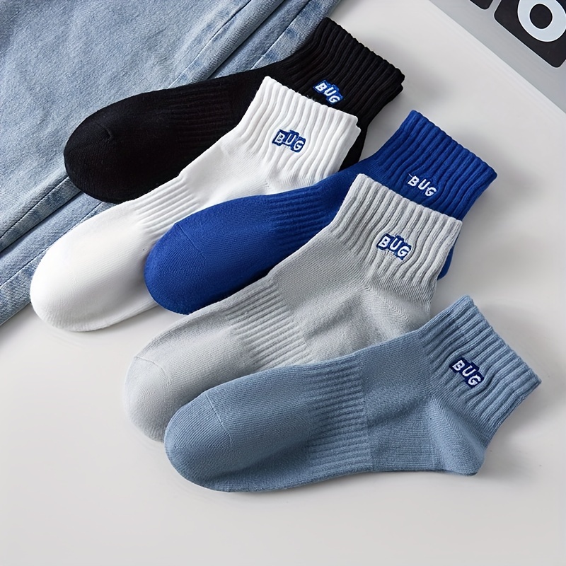5 Pairs Men's Ankle Socks, Sol - Ankle Sock Low Cut 评论和价格
