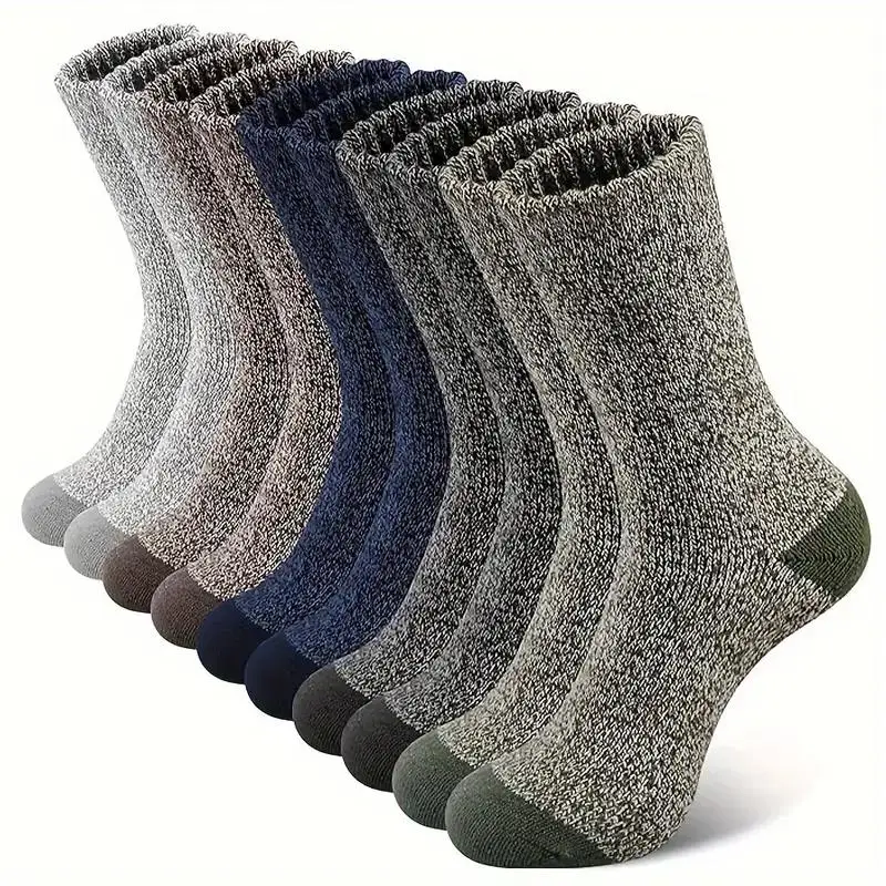 5 Pairs Merino Wool Socks for  - Wool Hiking Sock 评论和价格