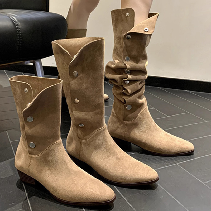 Women's shoes 2025 autumn and  - Knee High Sock Women 评论和价格