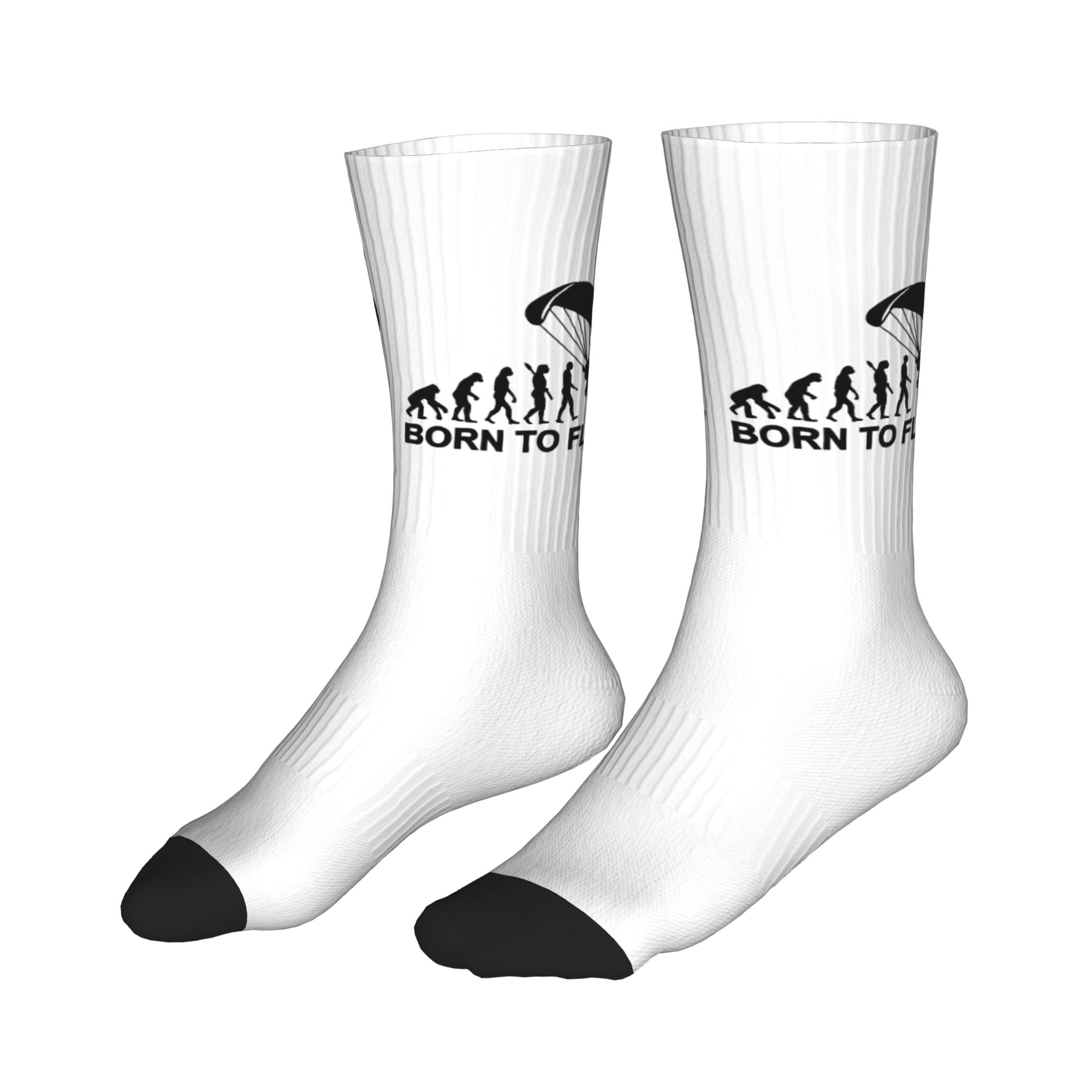 Funny Mens Evolution Skydiving - Dress Sock Men 评论和价格
