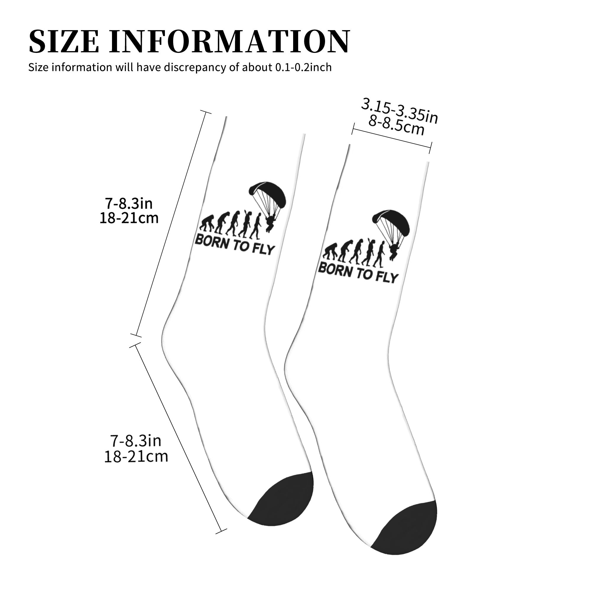 Funny Mens Evolution Skydiving - Dress Sock Men 评论和价格