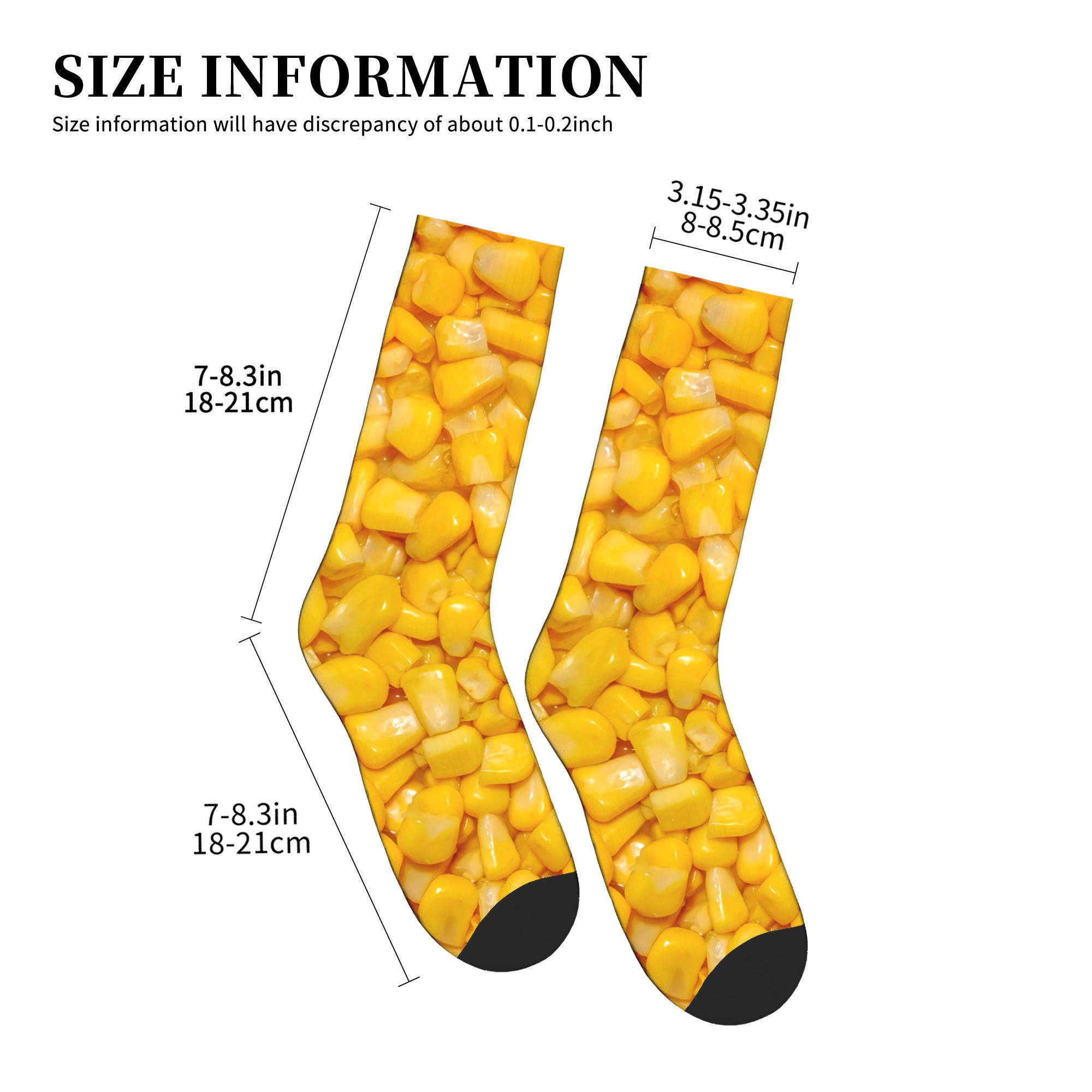 It's Corn Yellow Corn Kernels  - Dress Sock Men 评论和价格